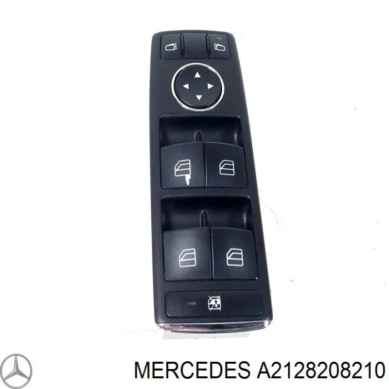 A2128208210 Mercedes interruptor de elevalunas delantera izquierda