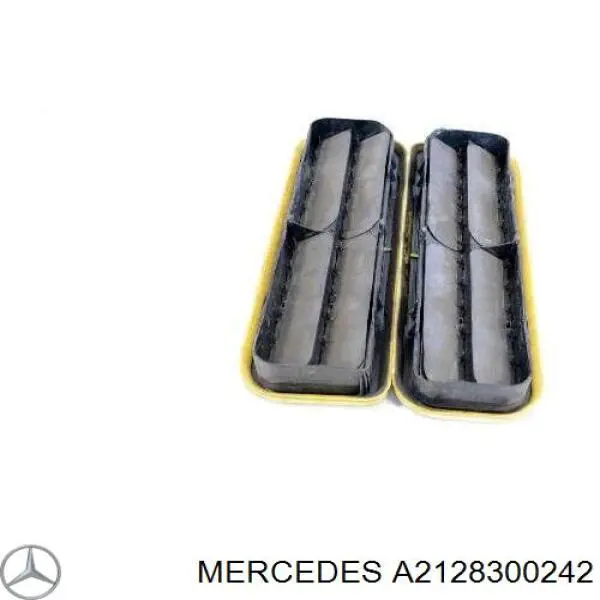 Rejilla de ventilación del habitáculo trasera izquierda A2128300242 Mercedes