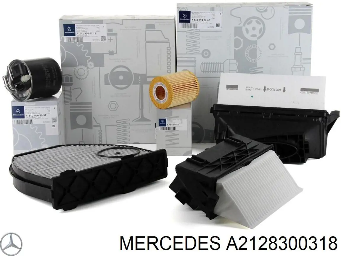 Filtro de habitáculo A2128300318 Mercedes