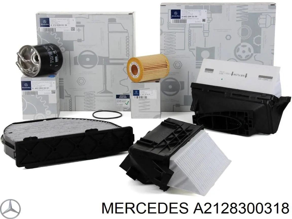 A2128300318 Mercedes Filtro antipolen