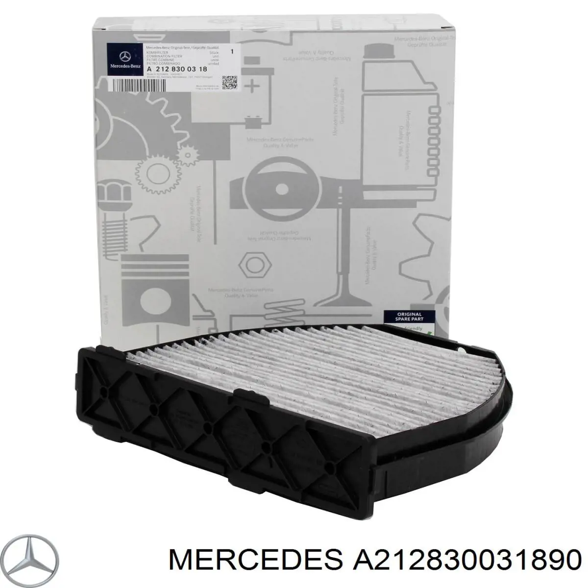 Filtro de cabina Mercedes A212830031890 precio, desde 20,63 EUR