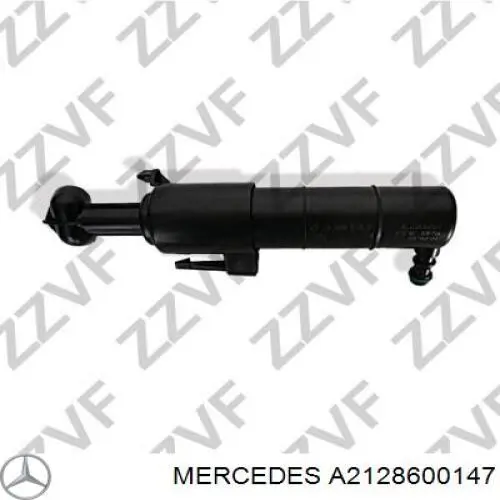 A2128600147 Mercedes tobera de agua regadora, lavado de faros, delantera izquierda