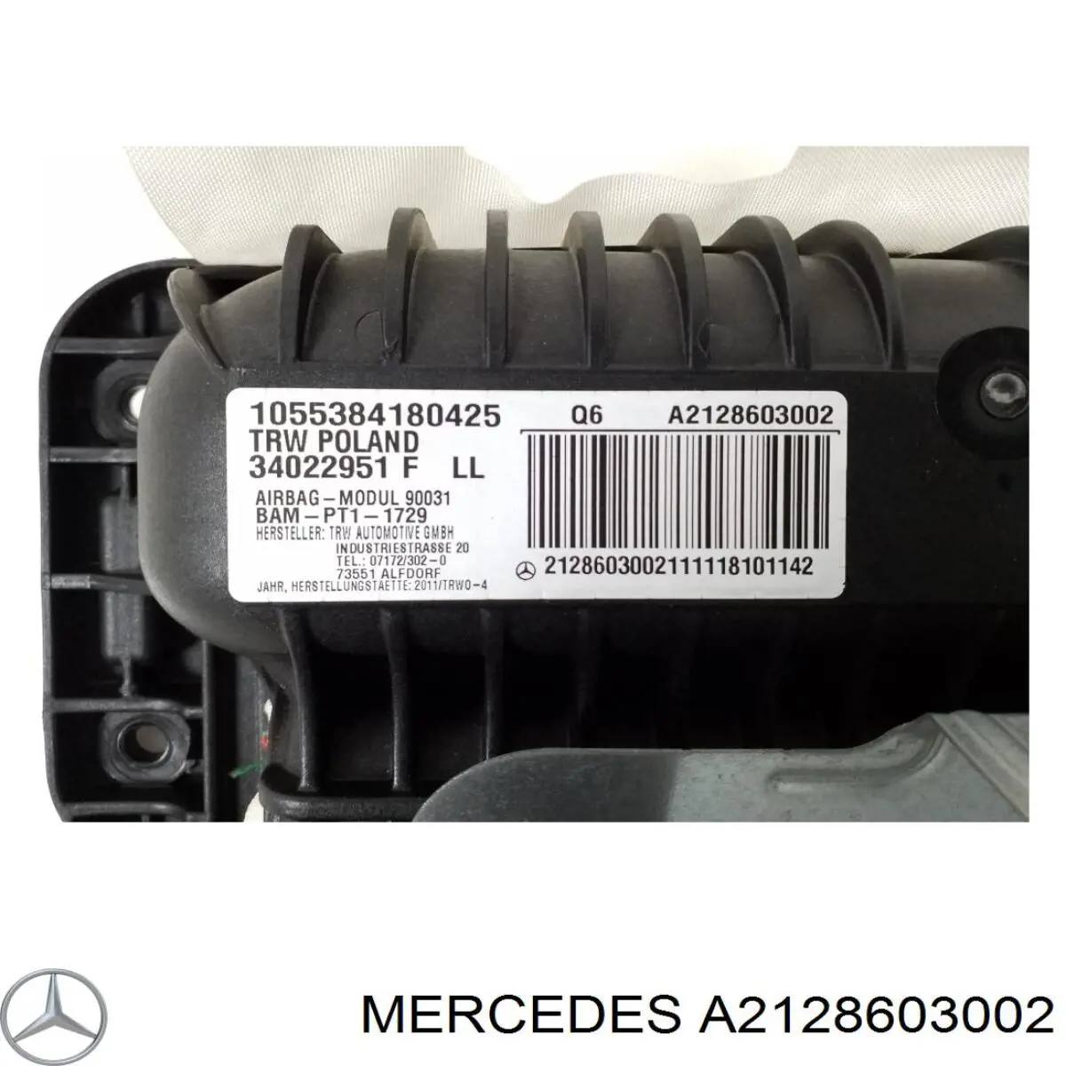 Comprar A2128603002 Mercedes Airbag en el lado del acompañante 