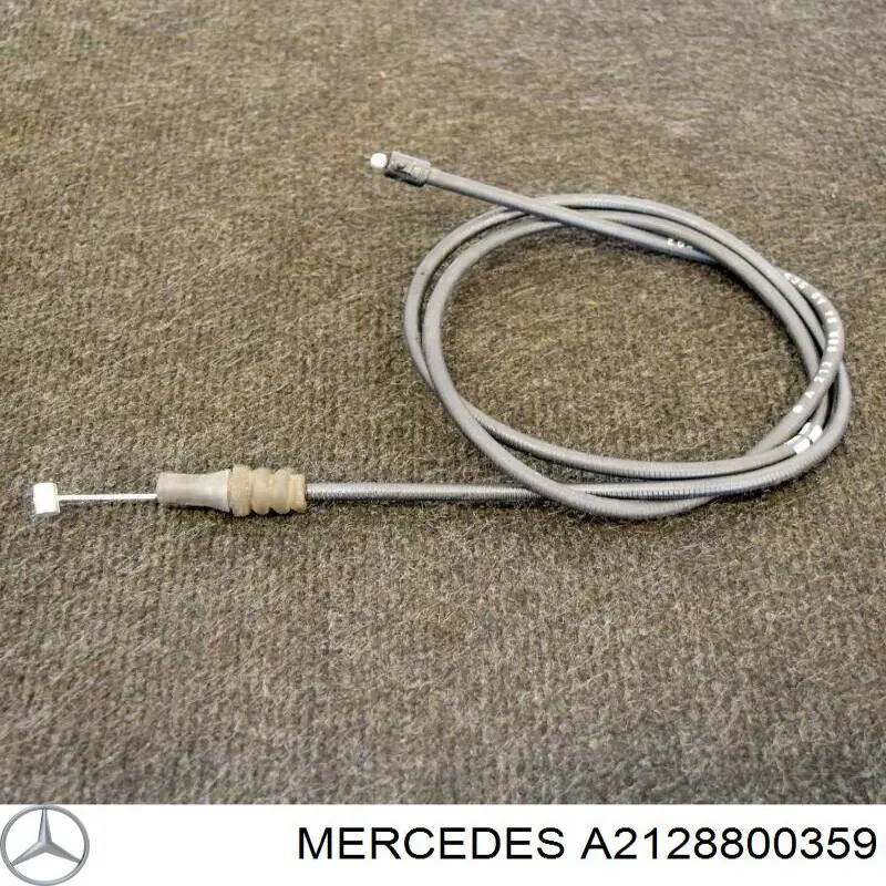 A2128800359 Mercedes cable de capó del motor