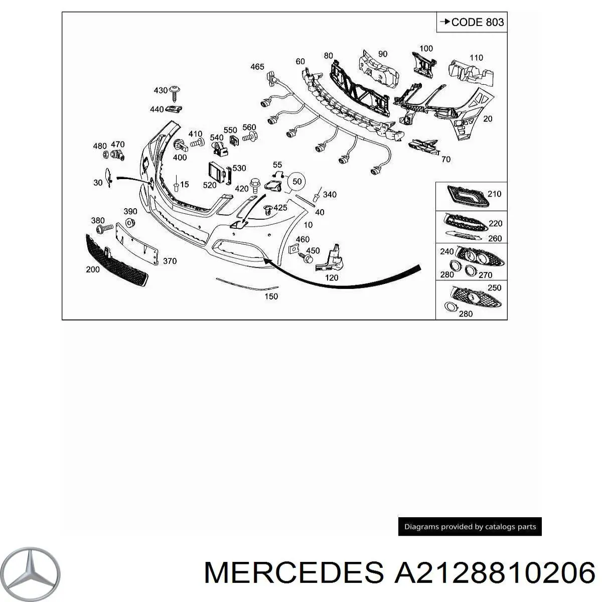 A2128810206 Mercedes