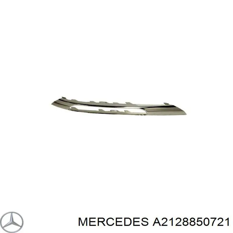 A2128850721 Mercedes moldura de parachoques trasero izquierdo