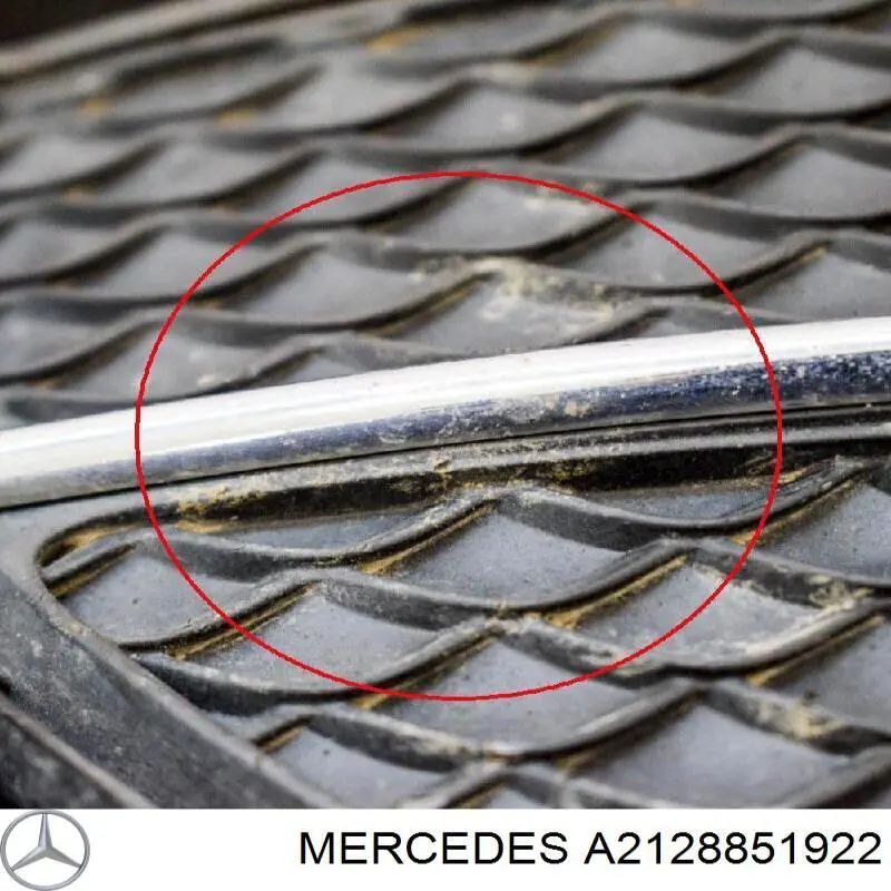 2128851922 Mercedes rejilla del parachoques delantera izquierda