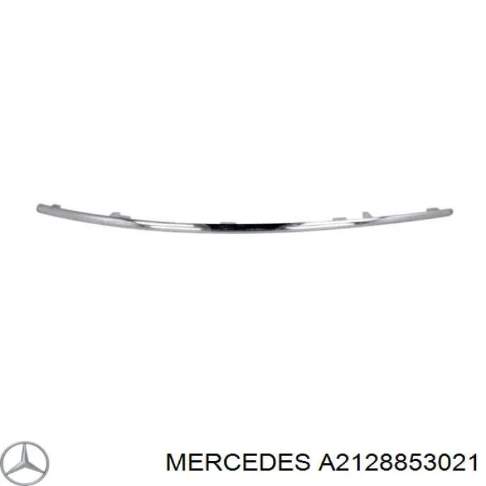 Moldura de rejilla parachoques delantero derecha para Mercedes E (W212)