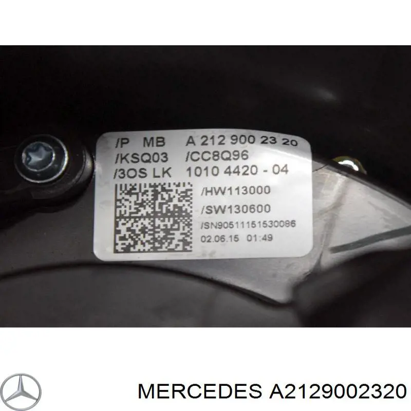 Interruptor de la columna de dirección completo Mercedes A2129002320 precio, desde 79,86 EUR