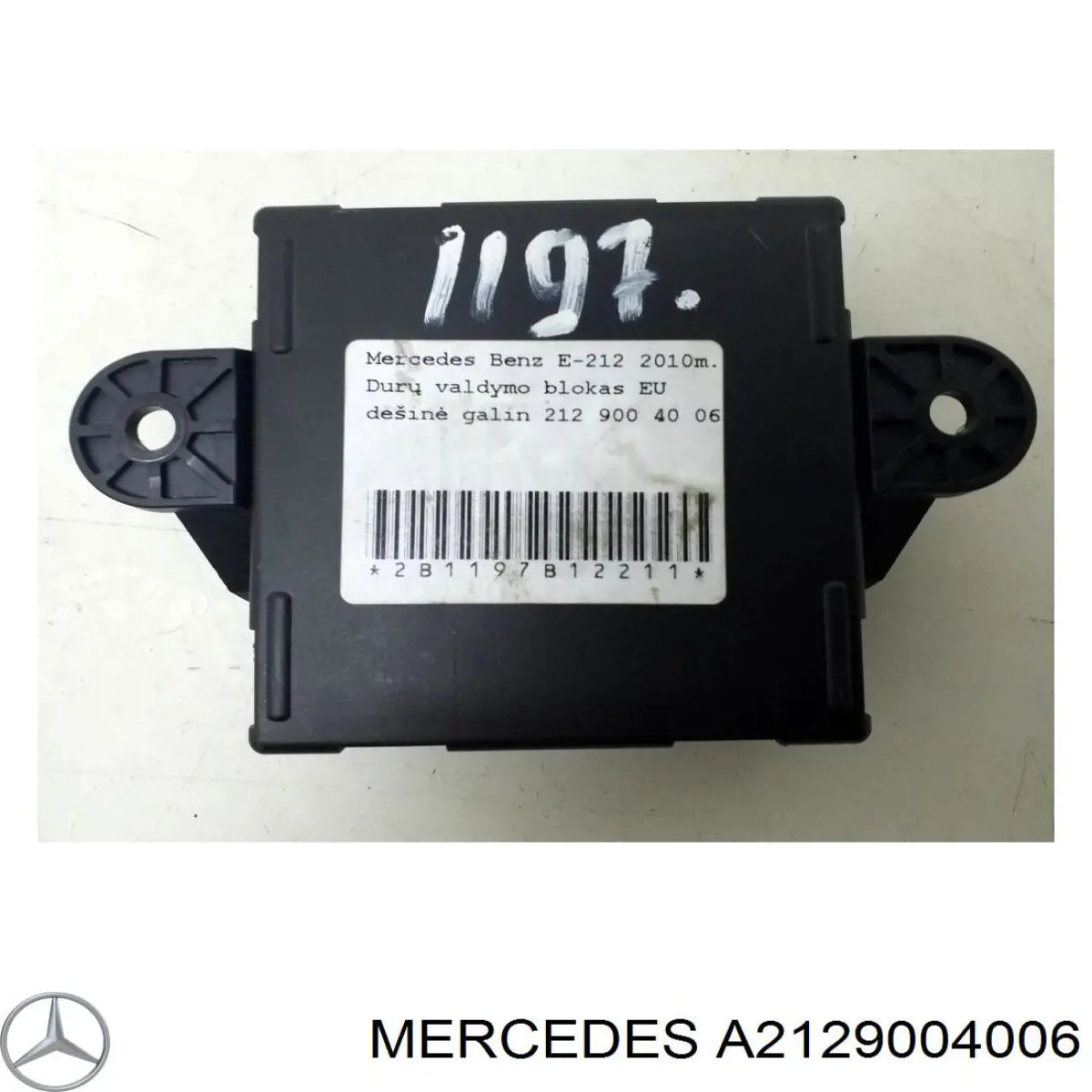  Módulo de confort Mercedes E 