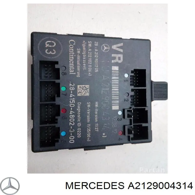 Unidad de confort de la puerta delantera Mercedes A2129004314 precio, desde 71,15 EUR