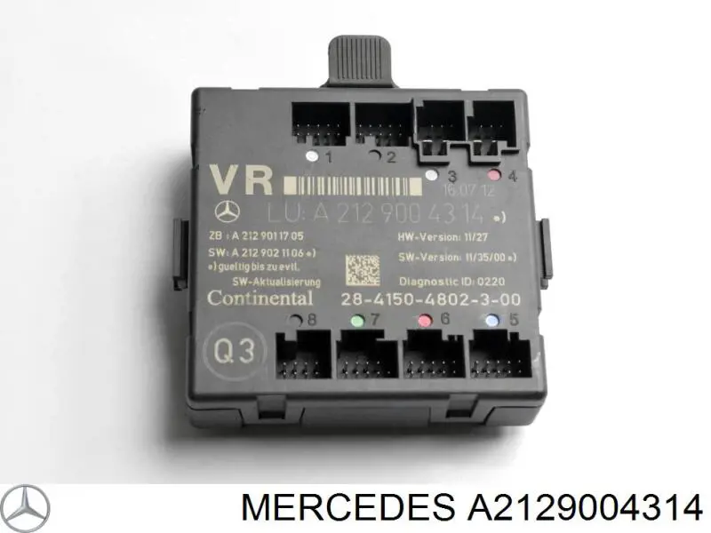 Comprar A2129004314 Mercedes Unidad de confort de la puerta delantera