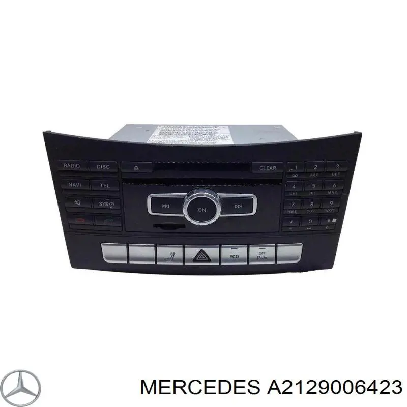Bloque de botones de la consola central 212900712680 Mercedes