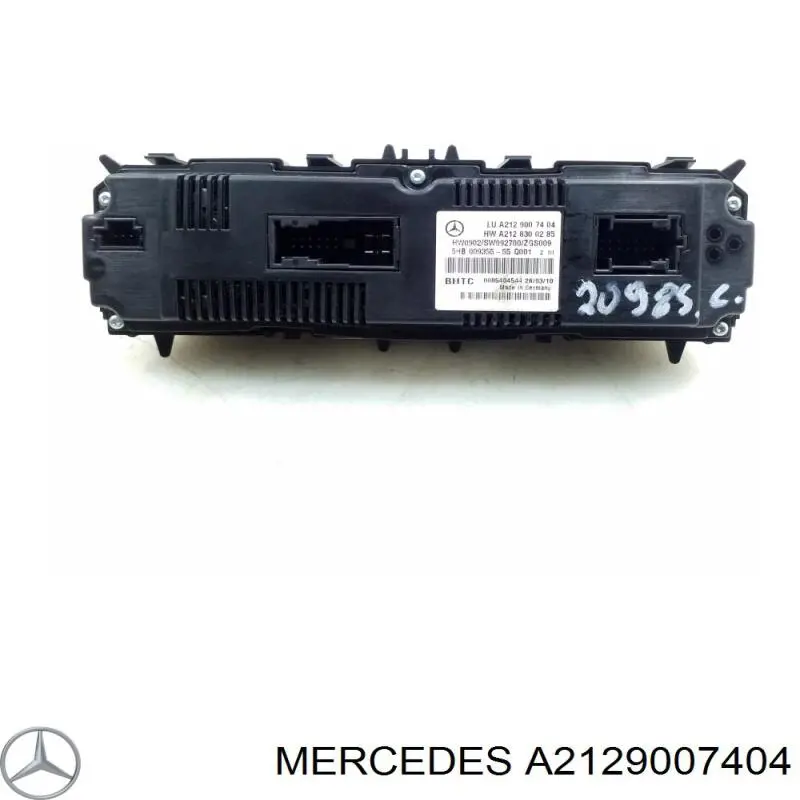 A2129007404 Mercedes unidad de control, calefacción/ventilacion