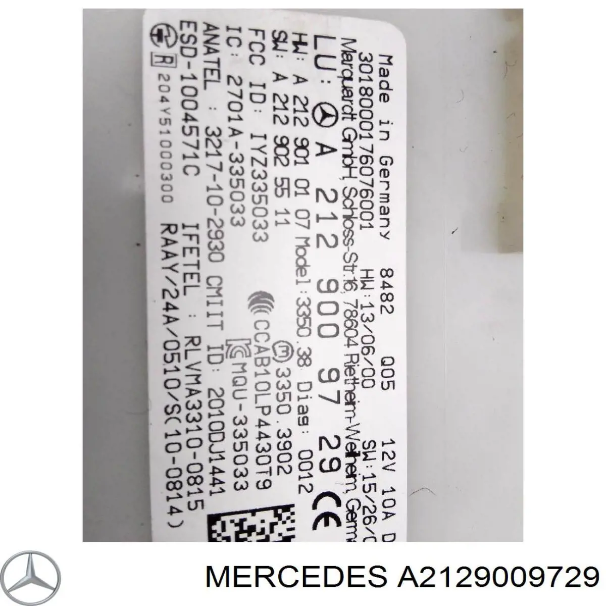 Mercedes A2129009729 precio, desde 56,63 EUR