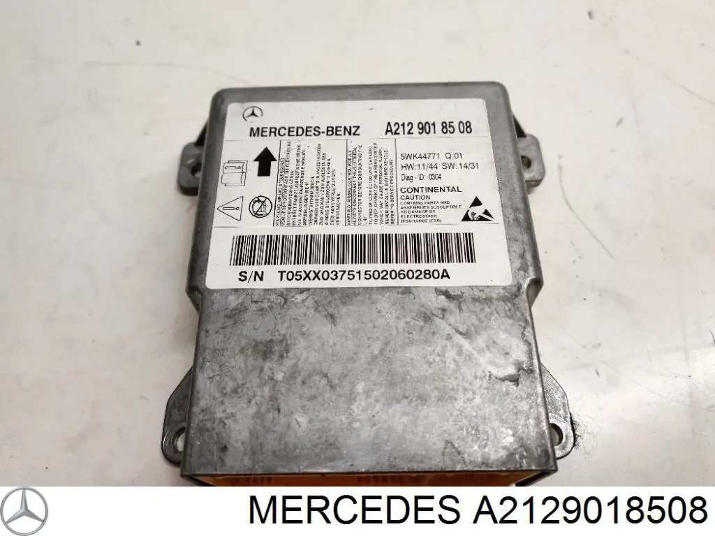 A2129018508 Mercedes Módulo de control de airbag