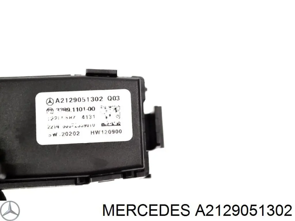 Bloque de botones de la consola central A2129051302 Mercedes