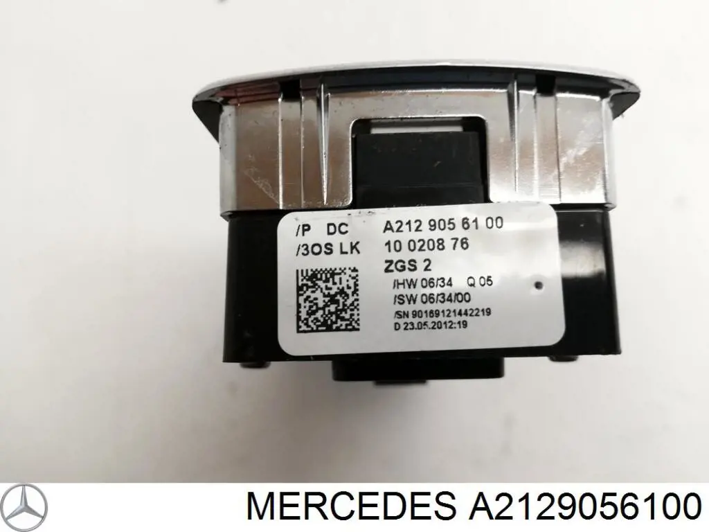 Comprar A2129056100 Mercedes Interruptor de elevalunas delantera izquierda
