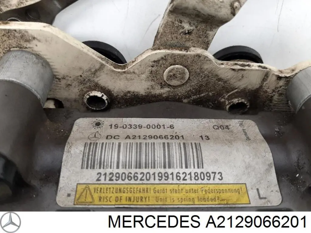 Pirotécnico de la bisagra del capó A2129066201 Mercedes