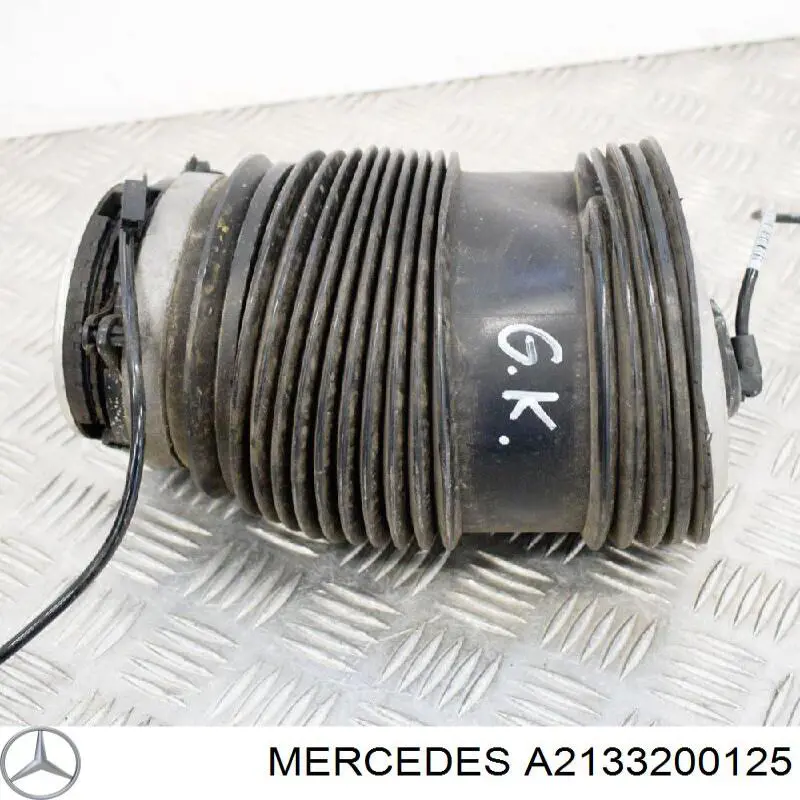 A2133200125 Mercedes muelle neumático, suspensión, eje trasero