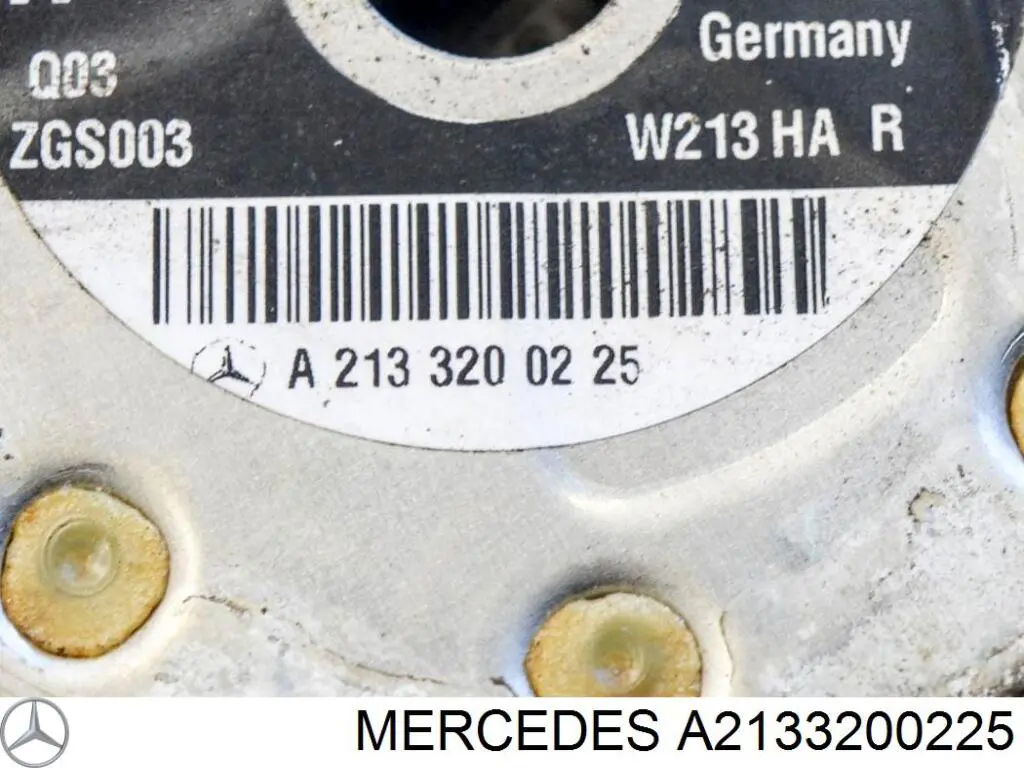 A2133201025 Mercedes muelle neumático, suspensión, eje trasero