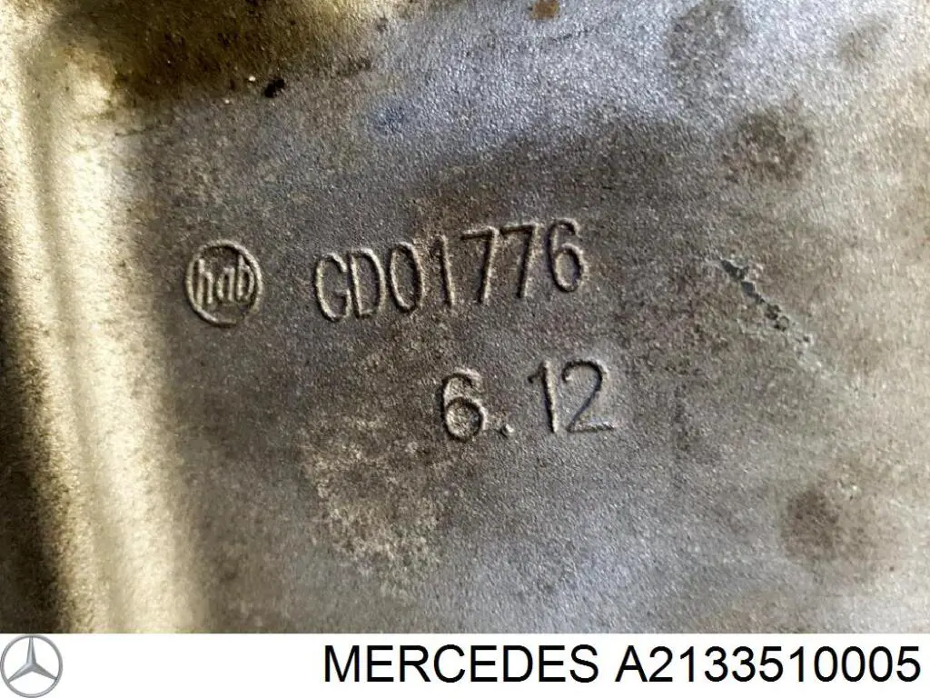 A2133510005 Mercedes cubierta engranaje trasero