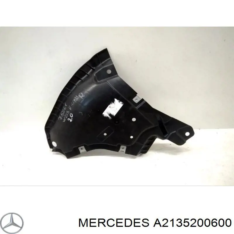 Comprar A2135205800 Mercedes Protector derecho del parachoques delantero