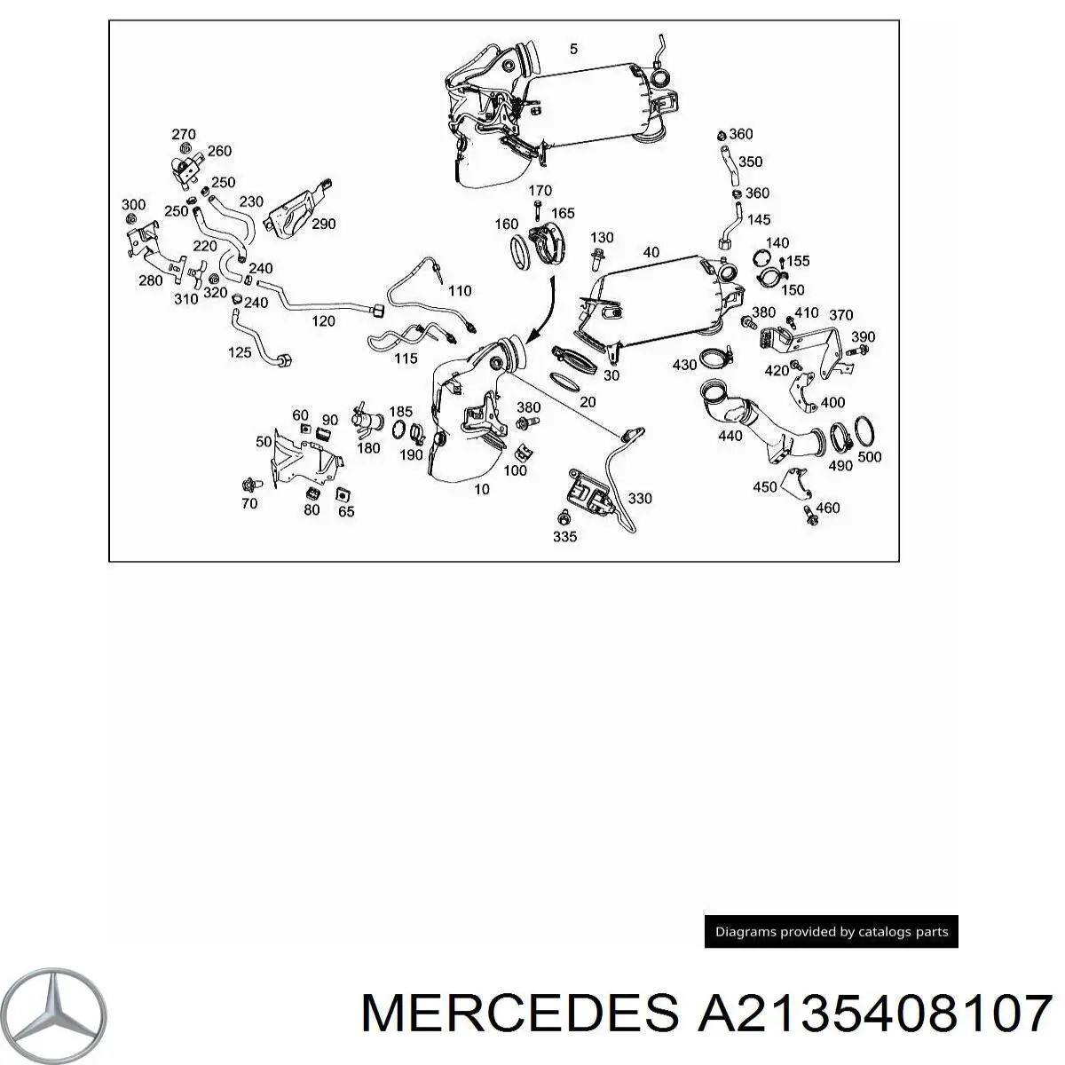  Mercedes A2135408107 precio, desde 90,32 EUR