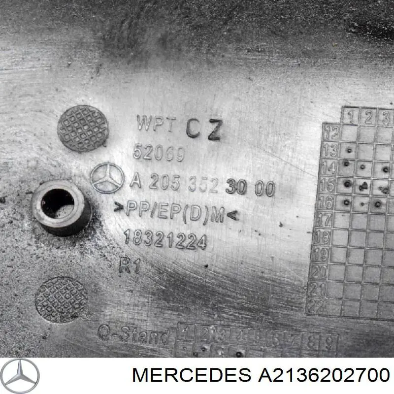 Comprar A2136202700 Mercedes Soporte de radiador