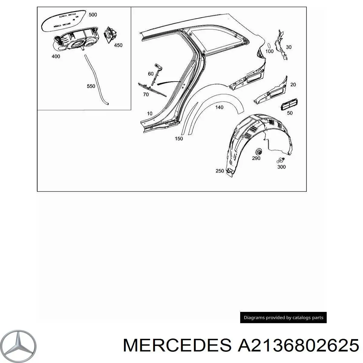  Mercedes A2136802625 precio, desde 16,20 EUR
