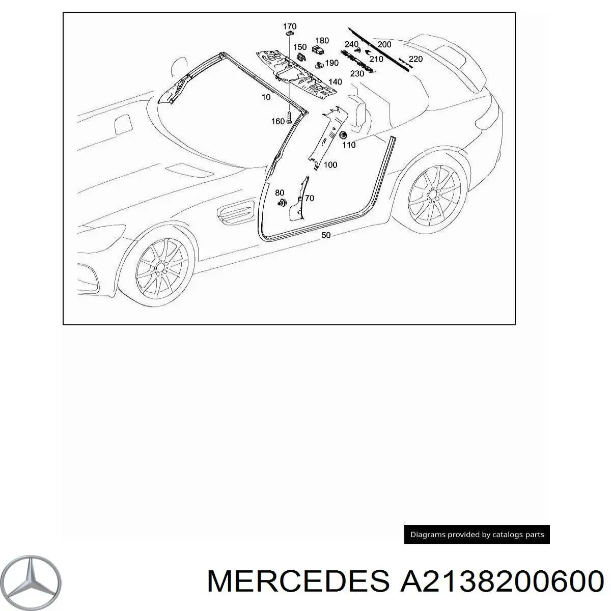  Mercedes A2138200600 precio, desde 38,69 EUR