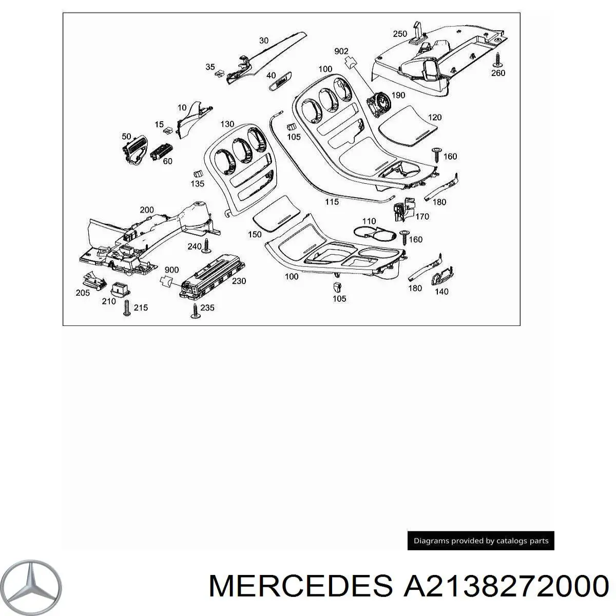 Reloj interior Mercedes A2138272000 precio, desde 88,57 EUR