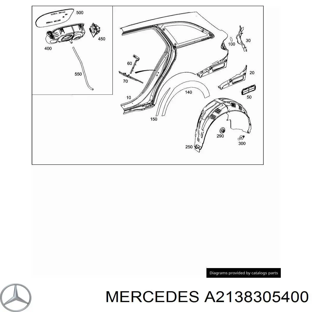 A2138305400 Mercedes 