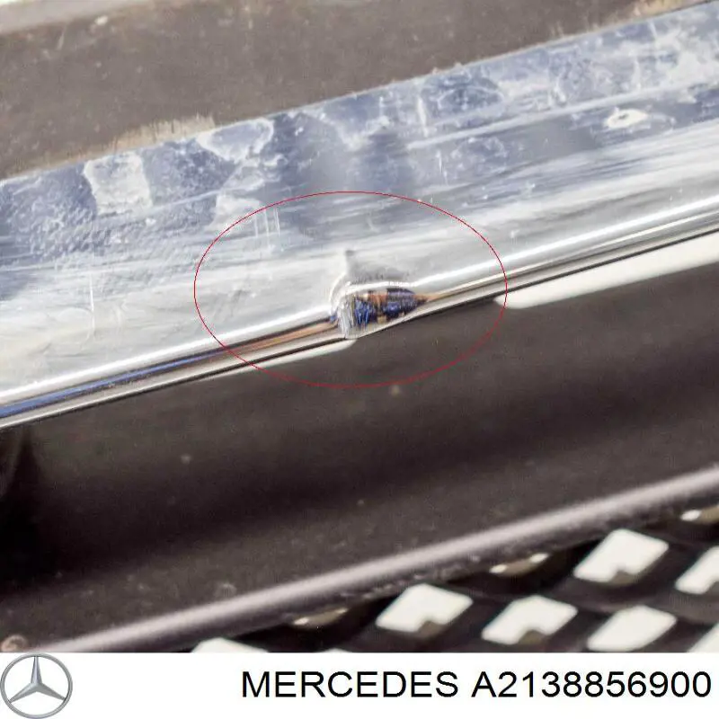 Rejilla de ventilación, parachoques delantero, central para Mercedes E (S213)