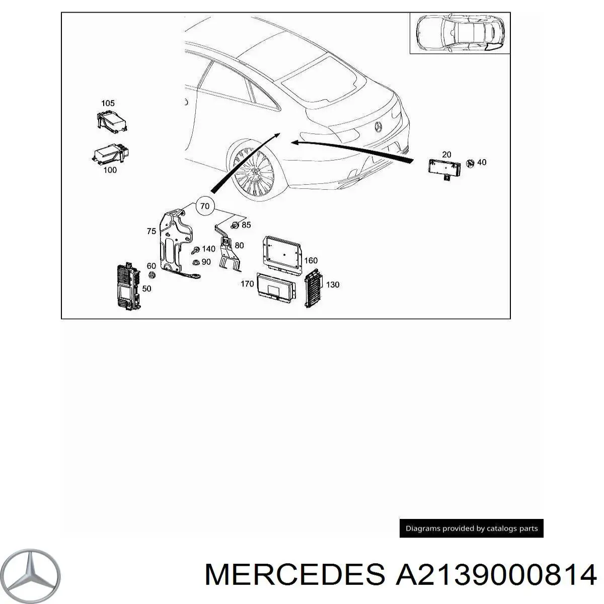  Mercedes A2139000814 precio, desde 69,70 EUR