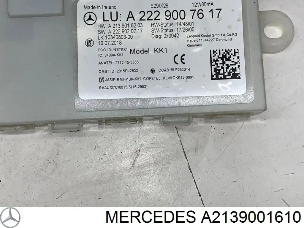  Mercedes A2139001610 precio, desde 32,81 EUR