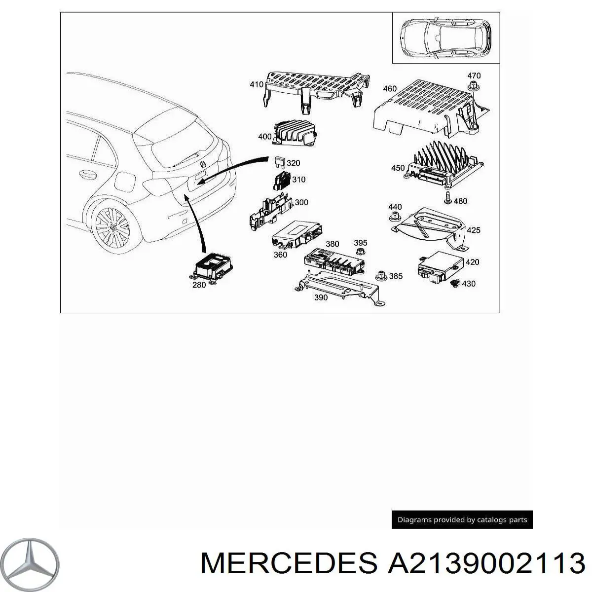A2139002113 Mercedes 