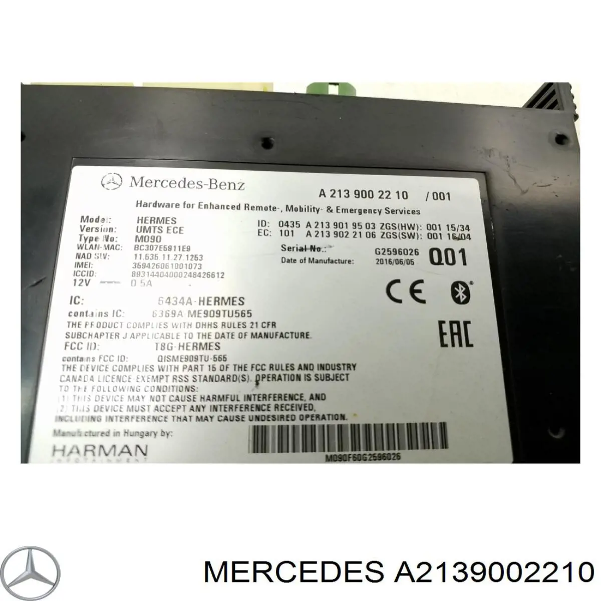  Mercedes A2139002210 precio, desde 61,71 EUR