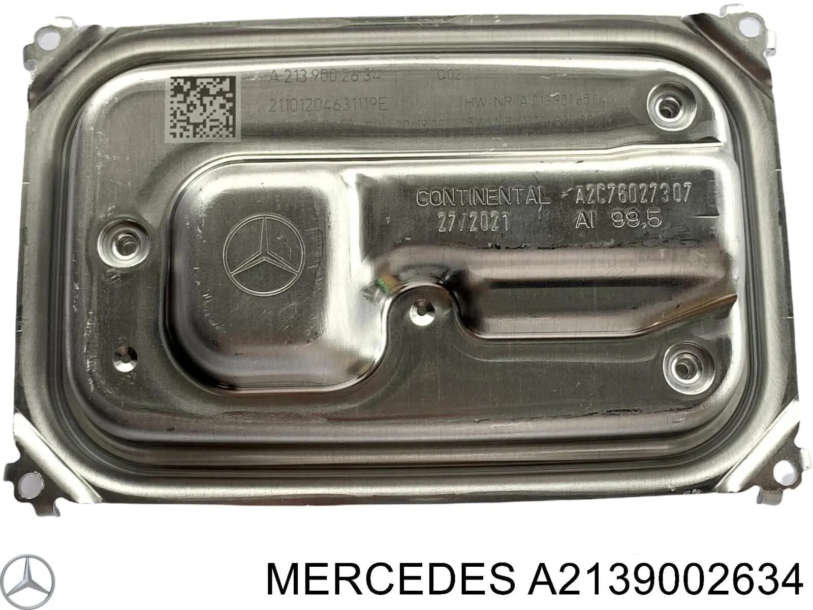A2139002634 Mercedes Módulo de control de luces de faros (ECU)