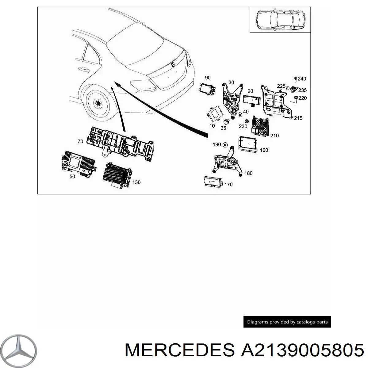 A2139005805 MERCEDES - repuestos Mercedes a precio barato