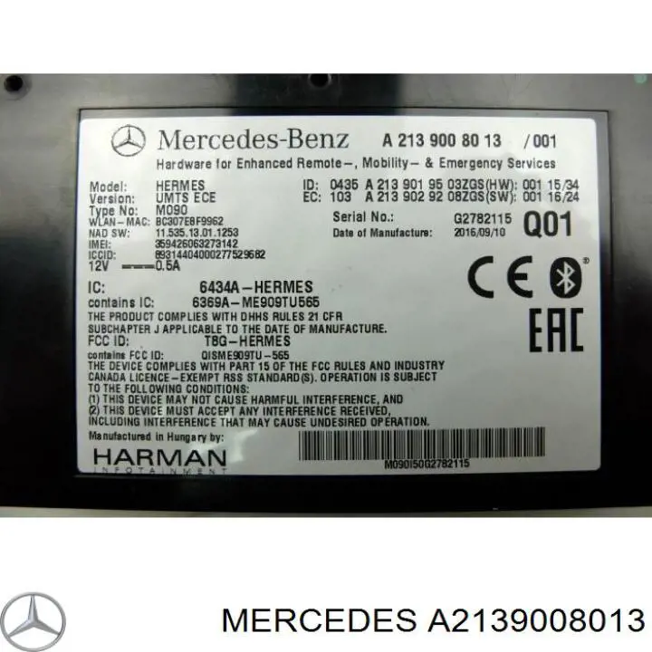 A2139008013 Mercedes