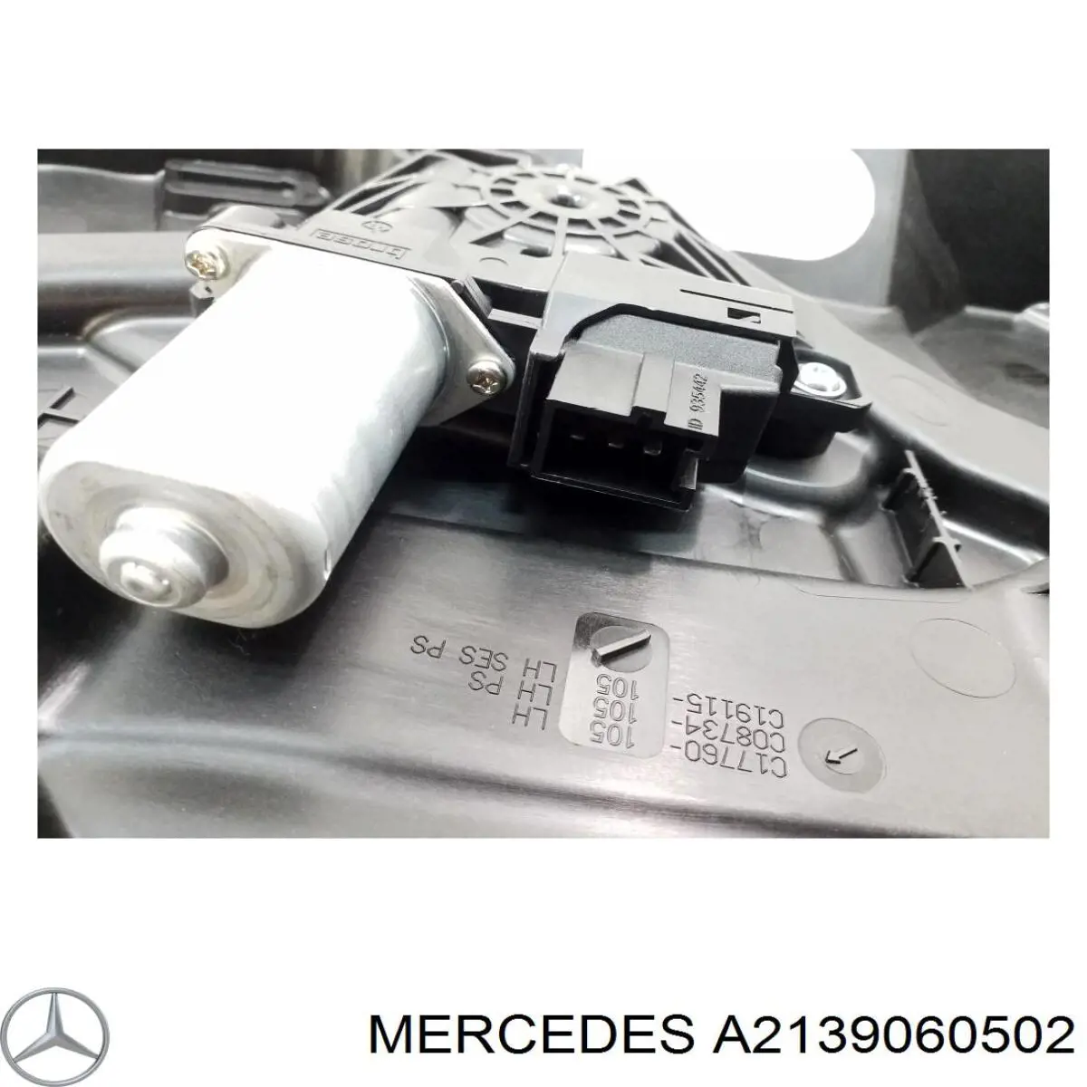 A213906050206 Mercedes motor eléctrico, elevalunas, puerta trasera izquierda