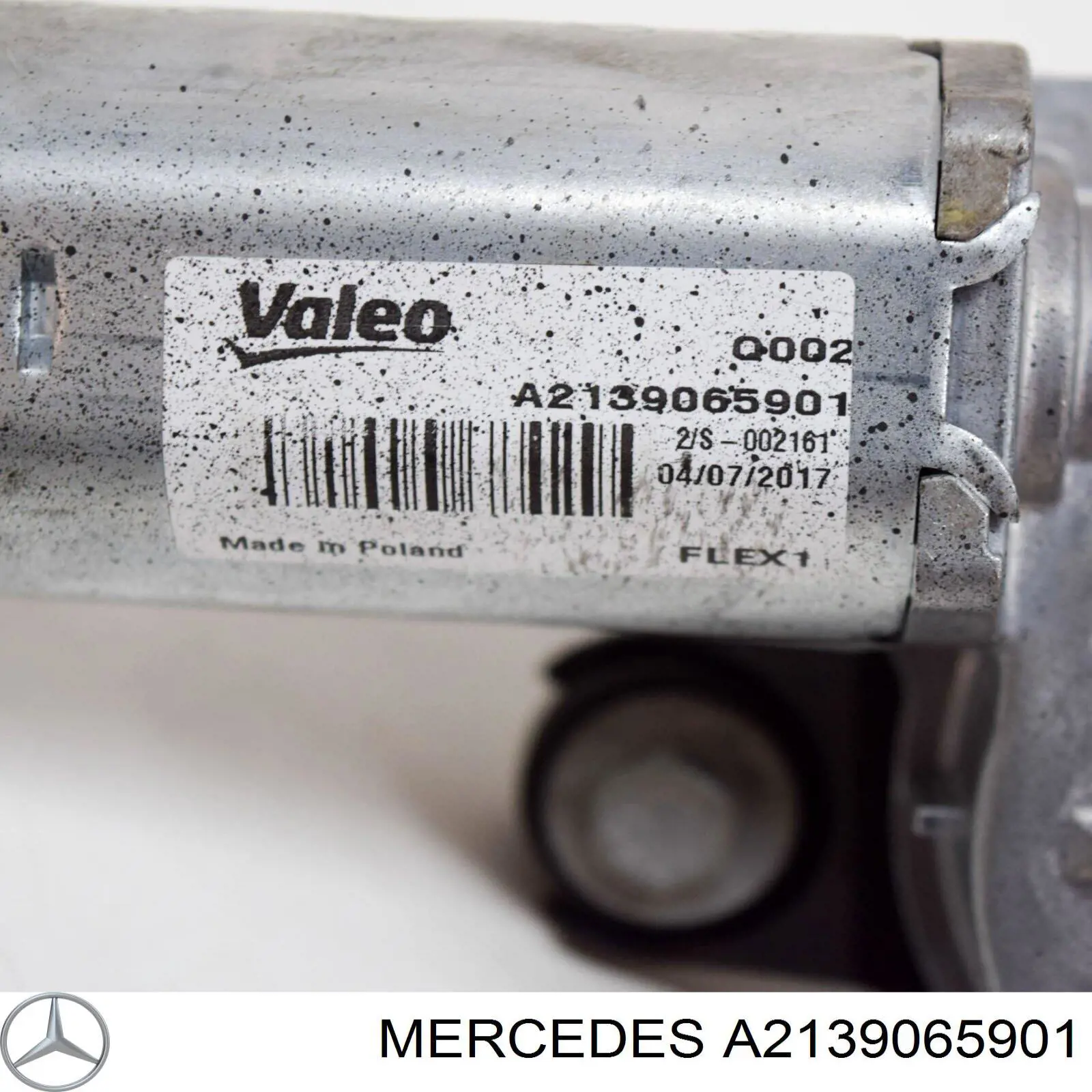 Motor limpiaparabrisas luna trasera Mercedes A2139065901