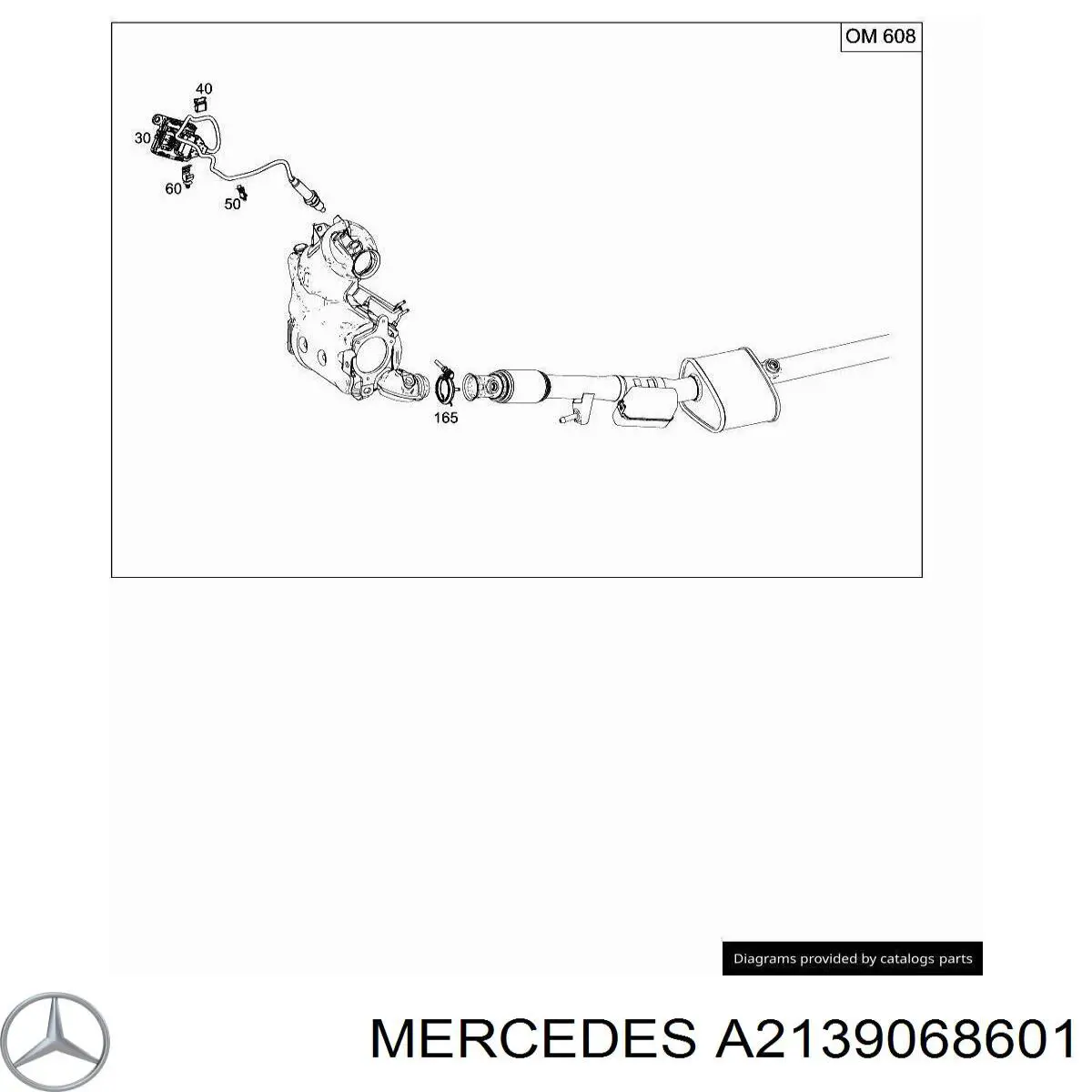 Comprar 2139068601 Mercedes Actuador de la válvula del silenciador