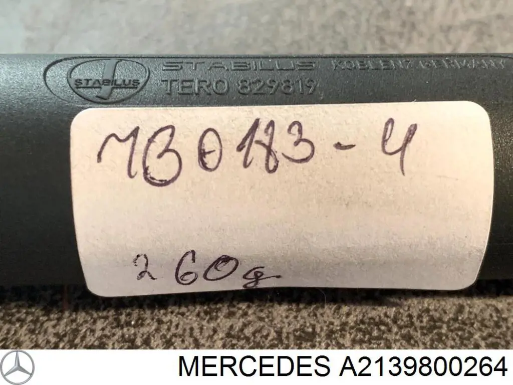 Comprar A2139800264 Mercedes Amortiguador de capó derecho