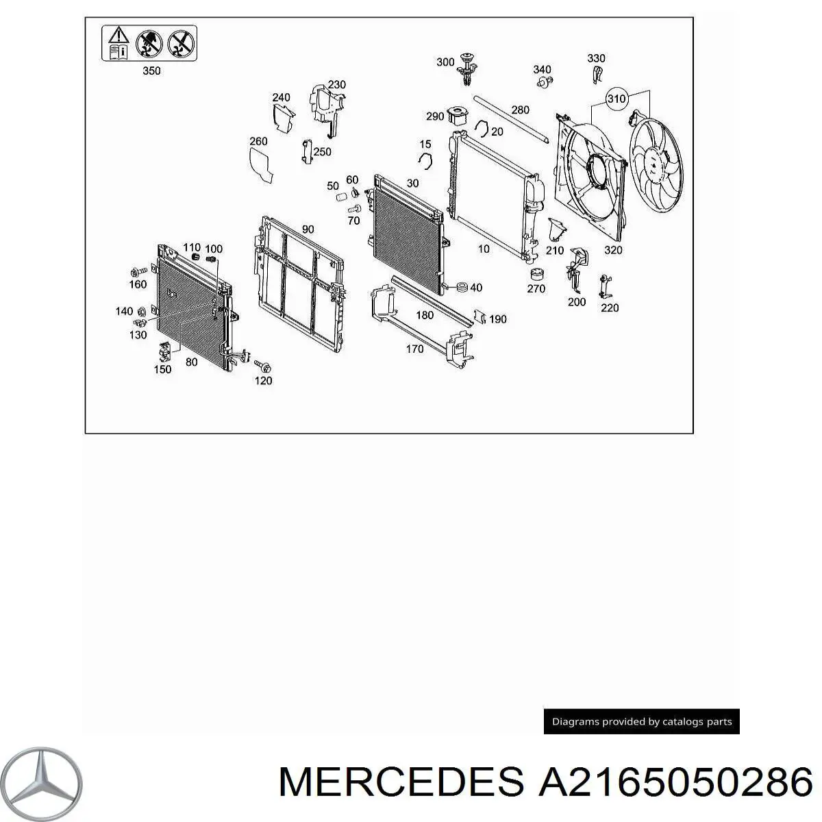  Mercedes A2165050286 precio, desde 29,14 EUR