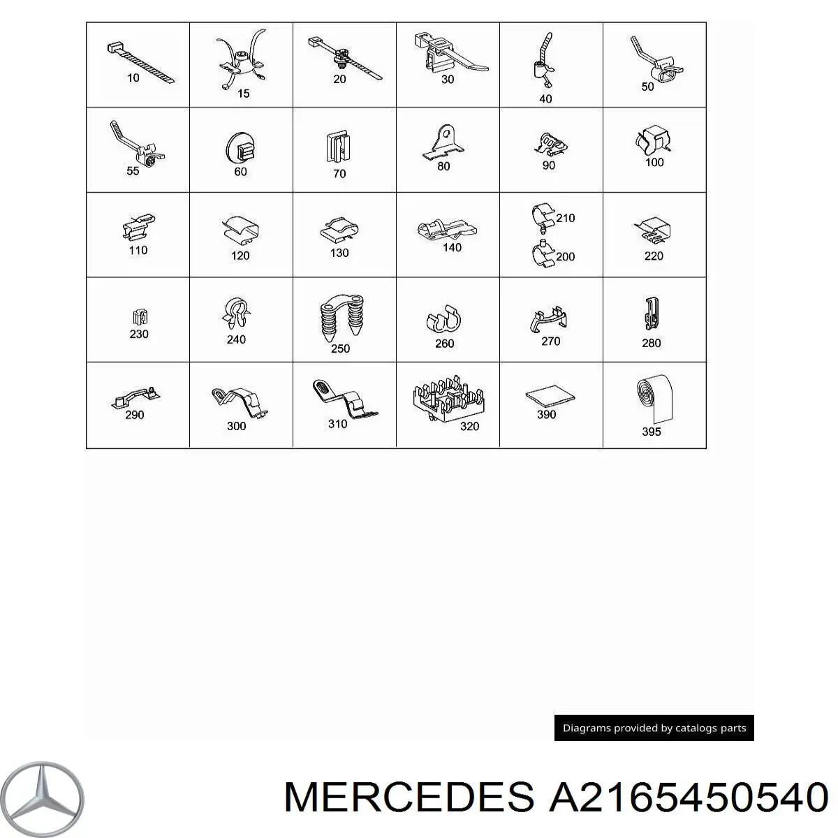 A2165450540 Mercedes 