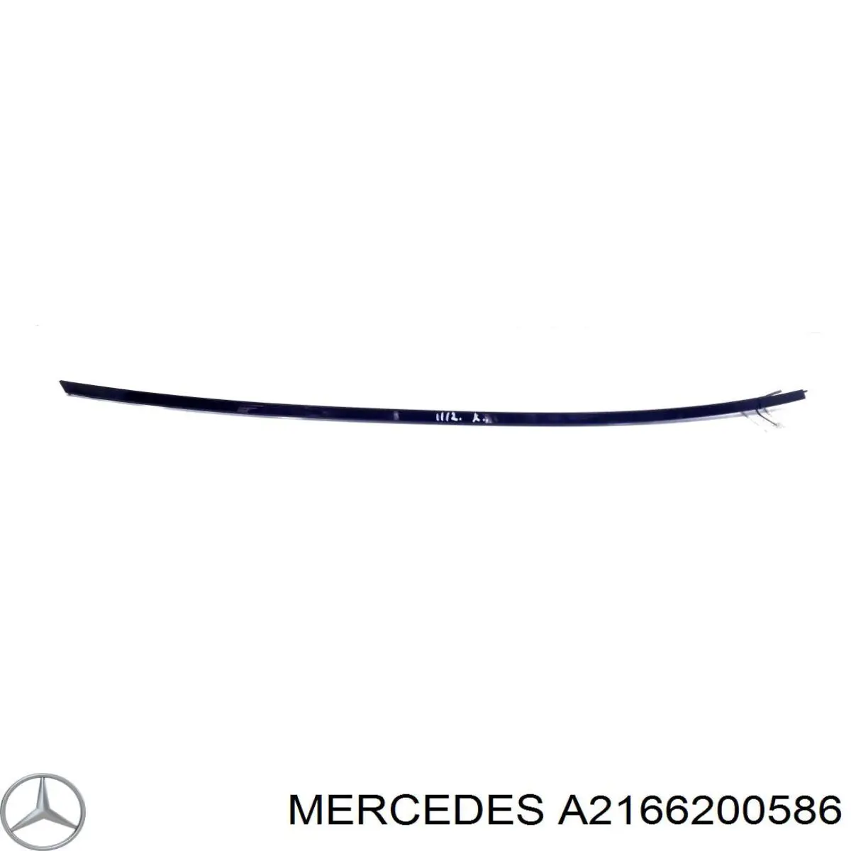 A2166200586 Mercedes refuerzo parachoque delantero