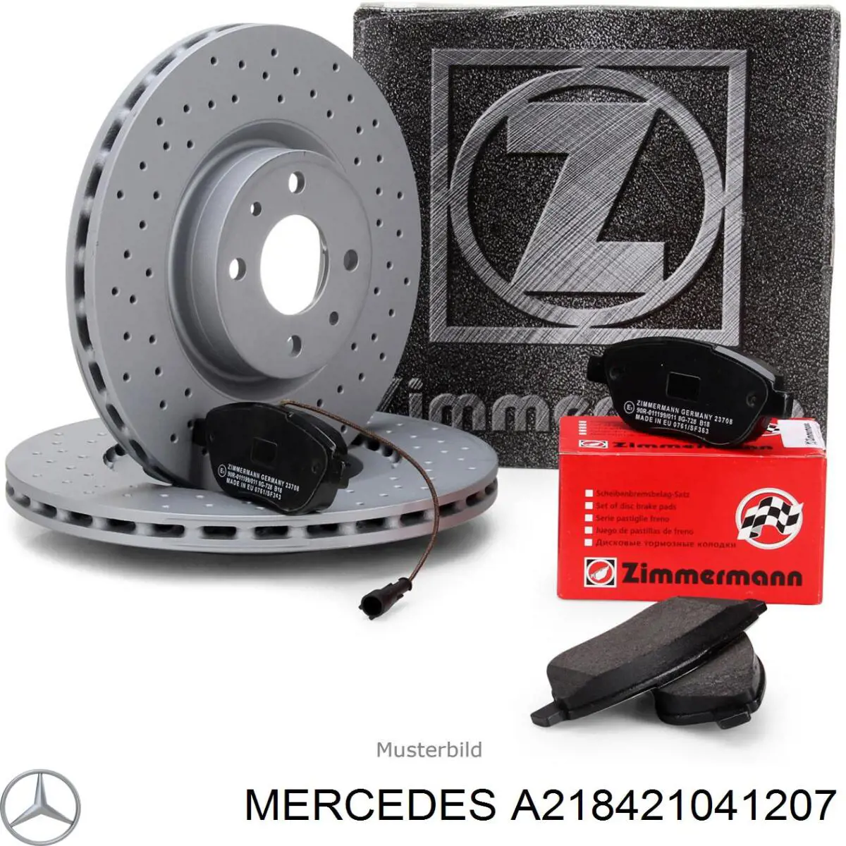 Comprar A218421041207 Mercedes Freno de disco delantero