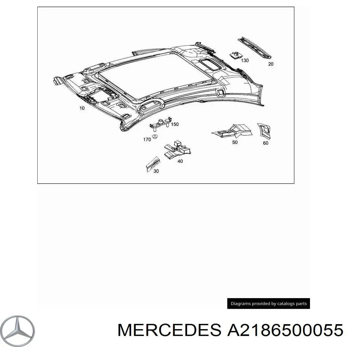  Mercedes A2186500055 precio, desde 28,67 EUR